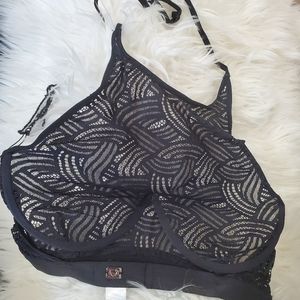 For love and lemons NWT HTF lace bra halter top M